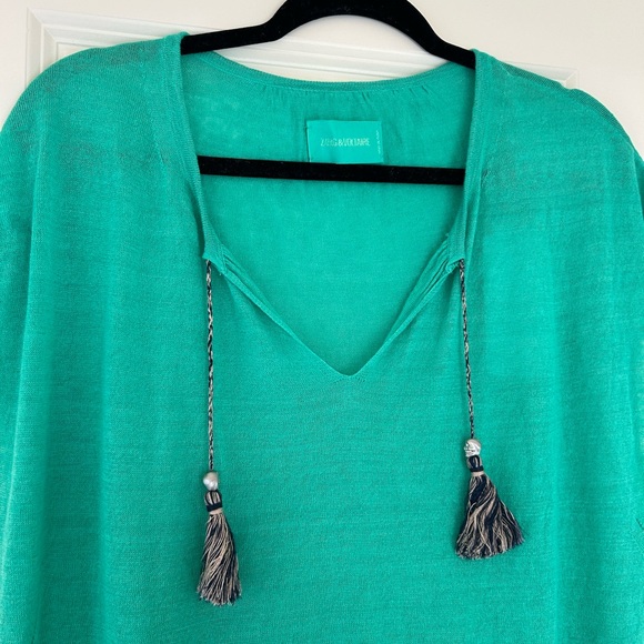 NWT Zadig & Voltaire Sleeveless Green Top - Picture 8 of 9